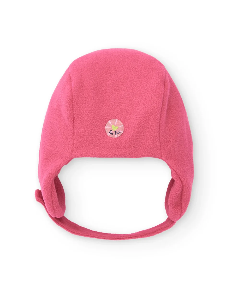 Gorro rosa con diseño de pajarito para niña de la colección Freezy - Imagen 3
