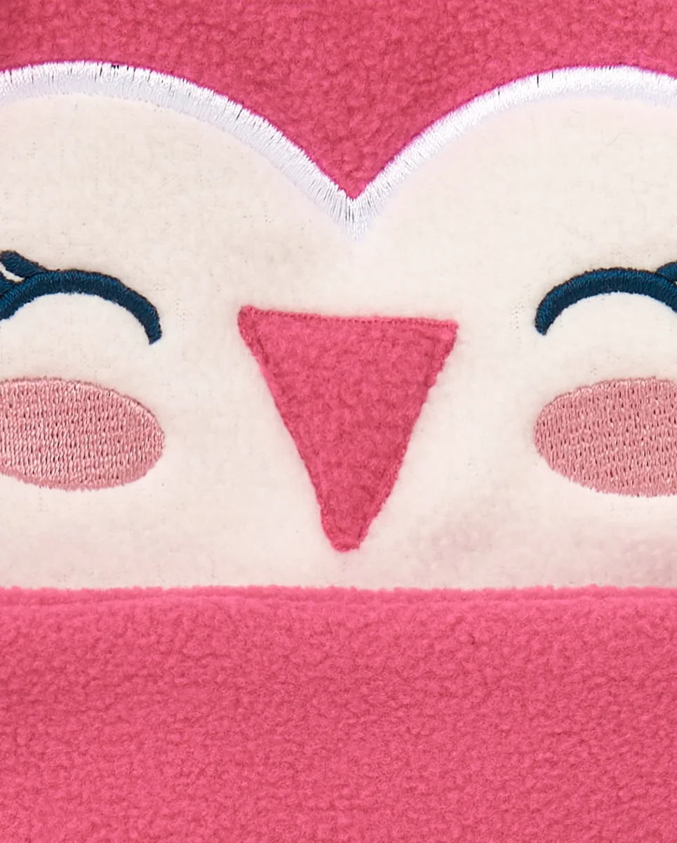 Gorro rosa con diseño de pajarito para niña de la colección Freezy - Imagen 4