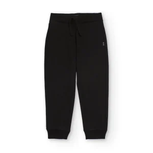 Pantalón jogger básico para niño en color negro