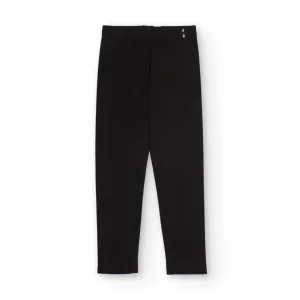 Legging para niña en negro con detalle de tachuelas