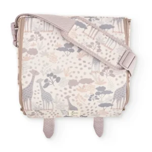 Trona portátil de viaje con estampado de jirafas
