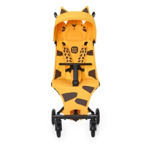 Silla de paseo ligera plegable con diseño de tigre naranja