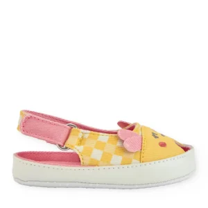 Sandalias de recién nacido de plana con tira ajustable