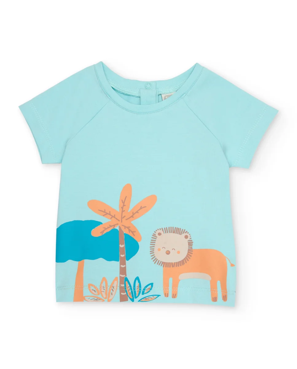 Conjunto de recién nacido de punto y estampado león - Imagen 3