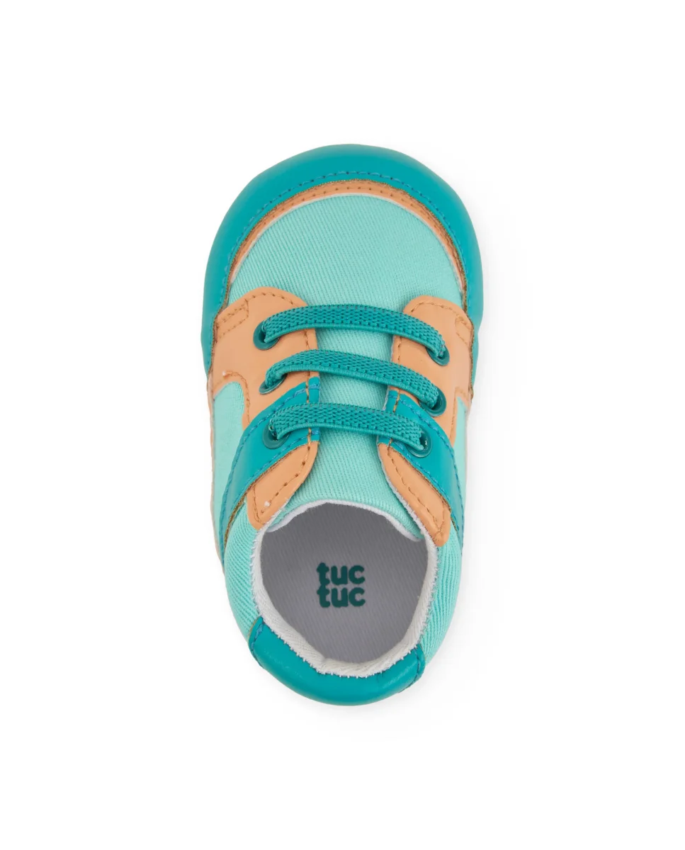 Zapatos de recién nacido flexibles con cordones elásticos - Imagen 3