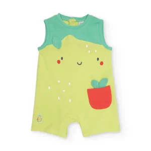 Pelele de recién nacido de punto y diseño de fruta