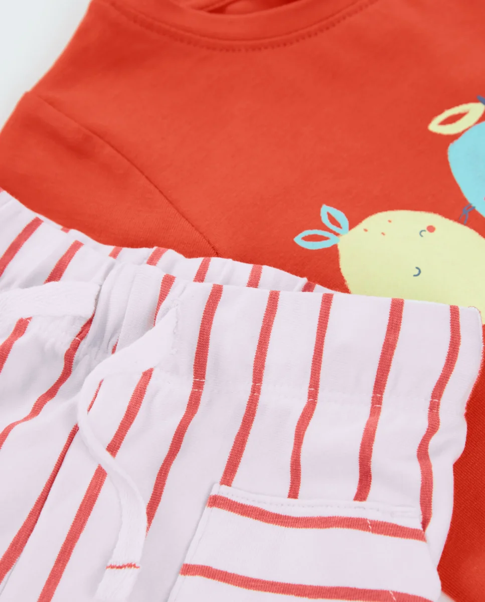 Conjunto de recién nacido de punto con parche bordado - Imagen 7