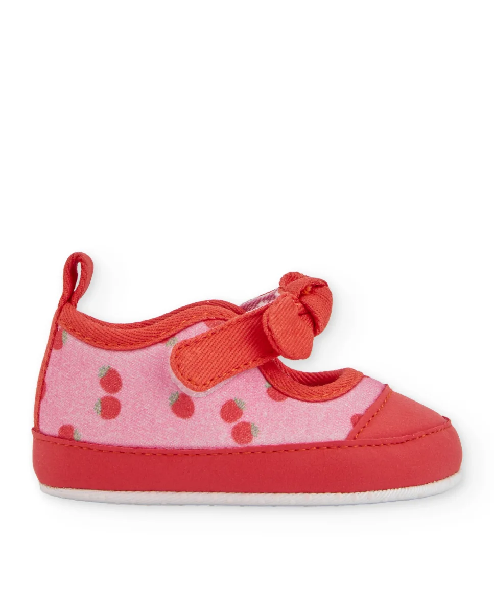 Zapatos de recién nacido de punto y tira ajustable - Imagen 2