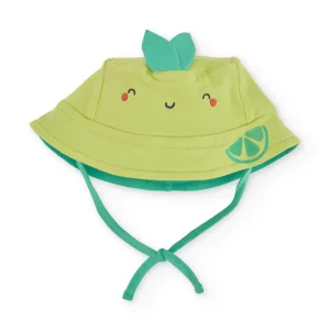 Gorro de recién nacido de punto y tira ajustable