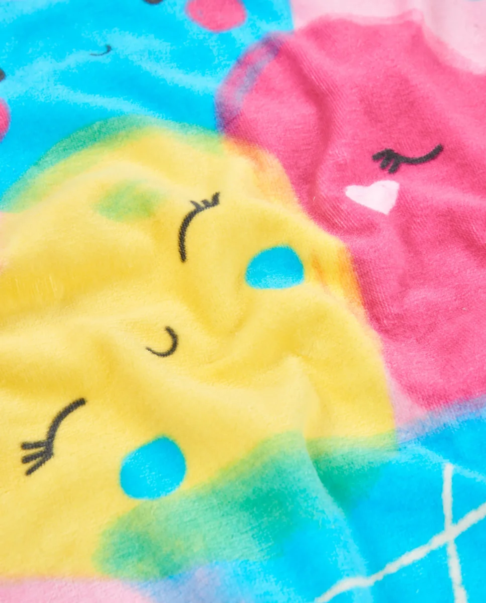 Toalla poncho de recién nacido de punto con capucha - Imagen 5
