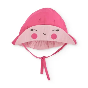 Gorro de recién nacido de plana y tira ajustable