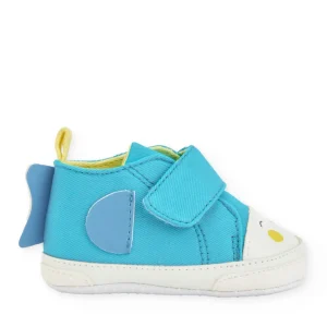 Zapatos de recién nacido de plana y cierre velcro