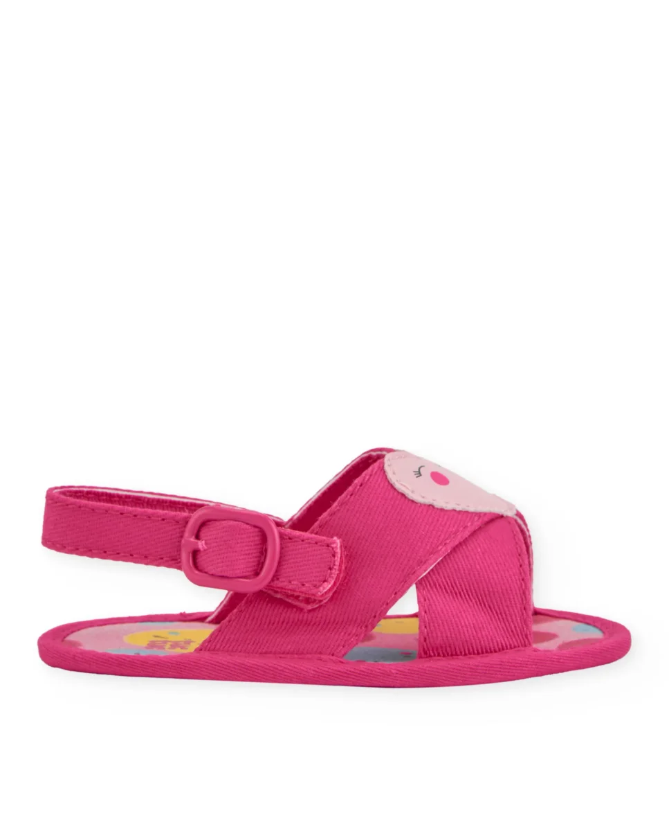 Sandalias de recién nacido de plana con cierre hebilla - Imagen 2
