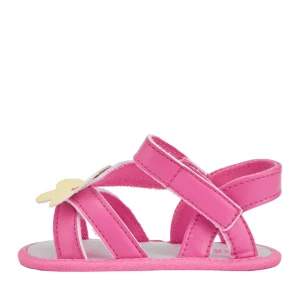 Sandalias de recién nacido de plana con cierre de velcro