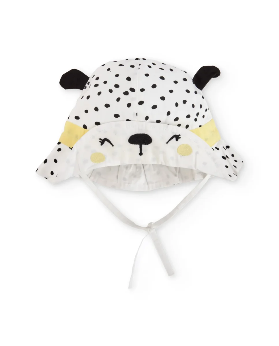 Gorro de recién nacido de plana y orejitas en relieve - Imagen 3