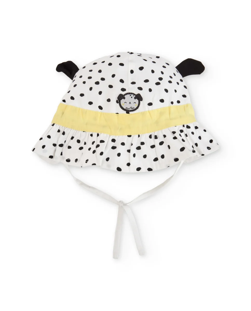 Gorro de recién nacido de plana y orejitas en relieve - Imagen 4