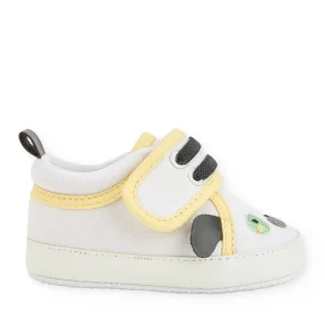 Zapatos de recién nacido de plana con cierre de velcro
