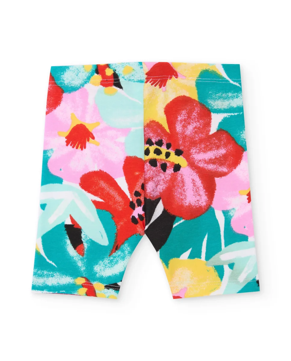 Conjunto de niña de punto y diseño floral - Imagen 6