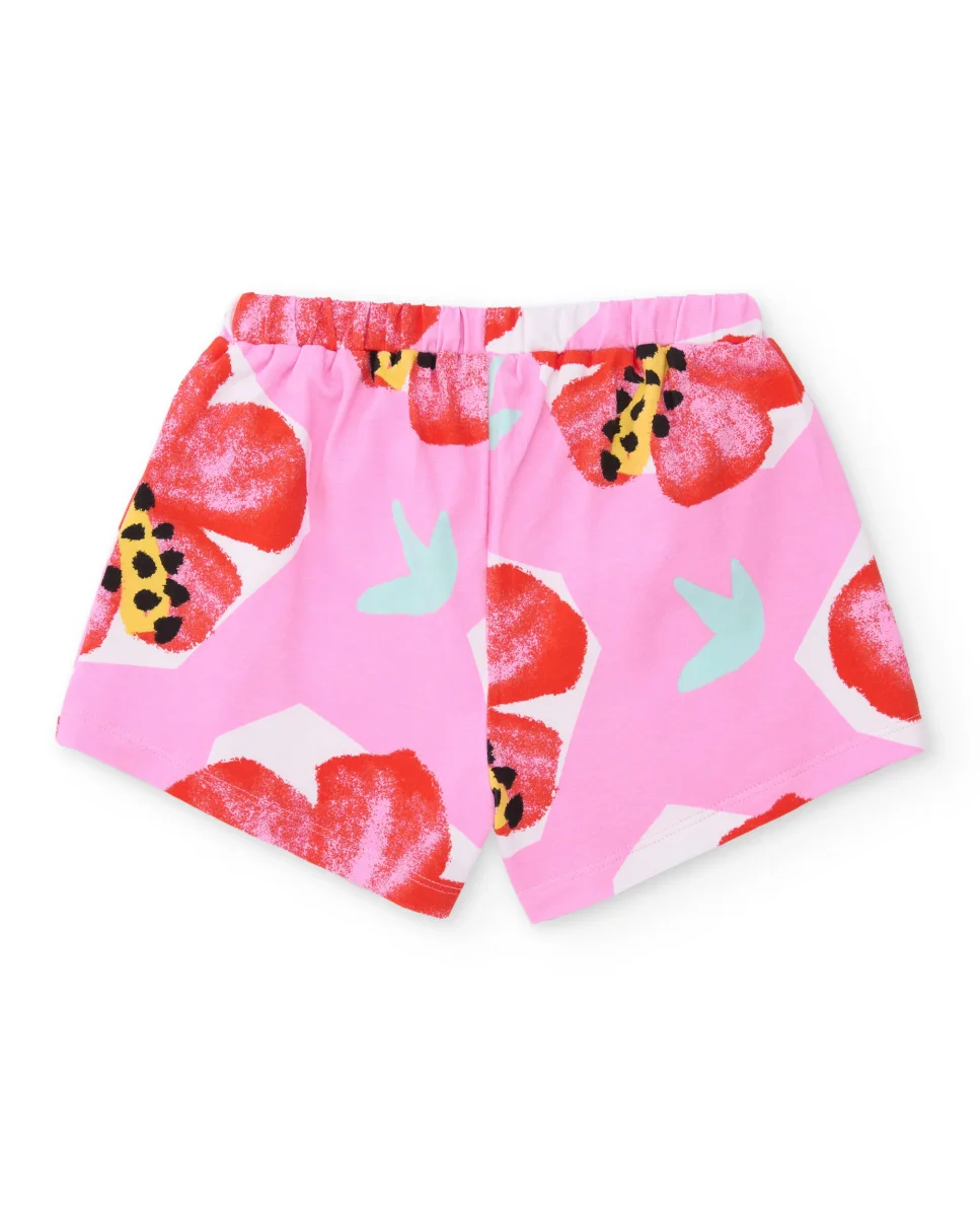 Conjunto de niña de punto y diseño floral - Imagen 6