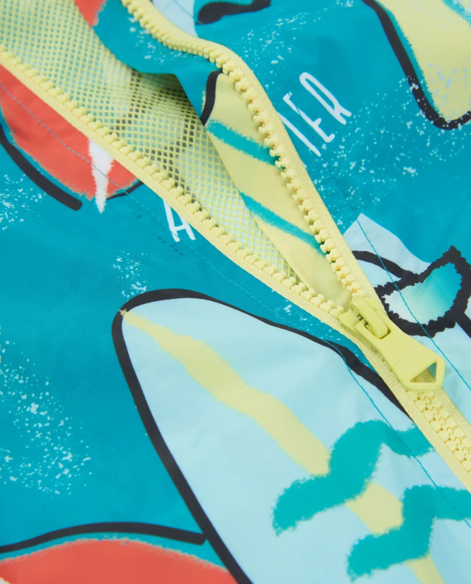 Chaqueta de niño de plana con estampado tablas de surf - Imagen 4