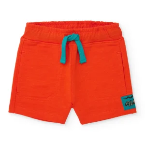 Bermuda de niño de punto y cordon ajustable