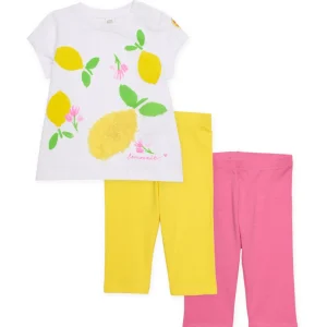 Conjunto de niña de punto de tres piezas
