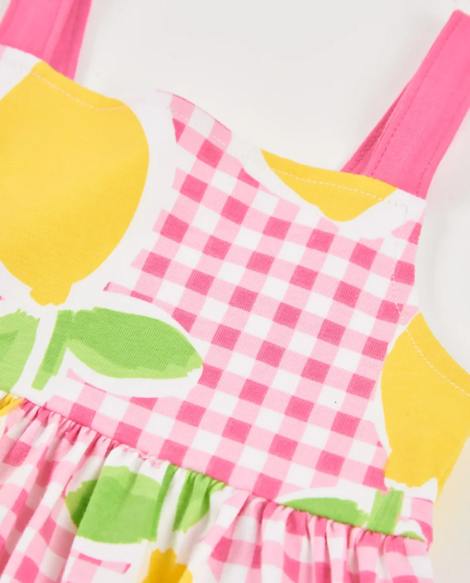 Vestido de niña de punto con falda evasé - Imagen 5