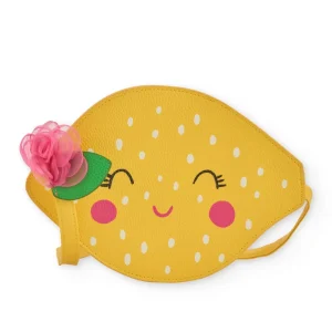 Bolso de niña de plana con forma de limón