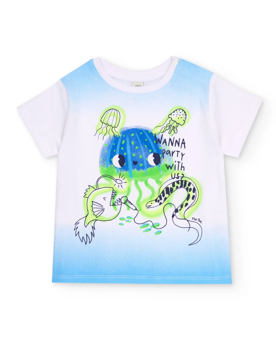 Conjunto de niño de punto con inspiración marina - Imagen 3