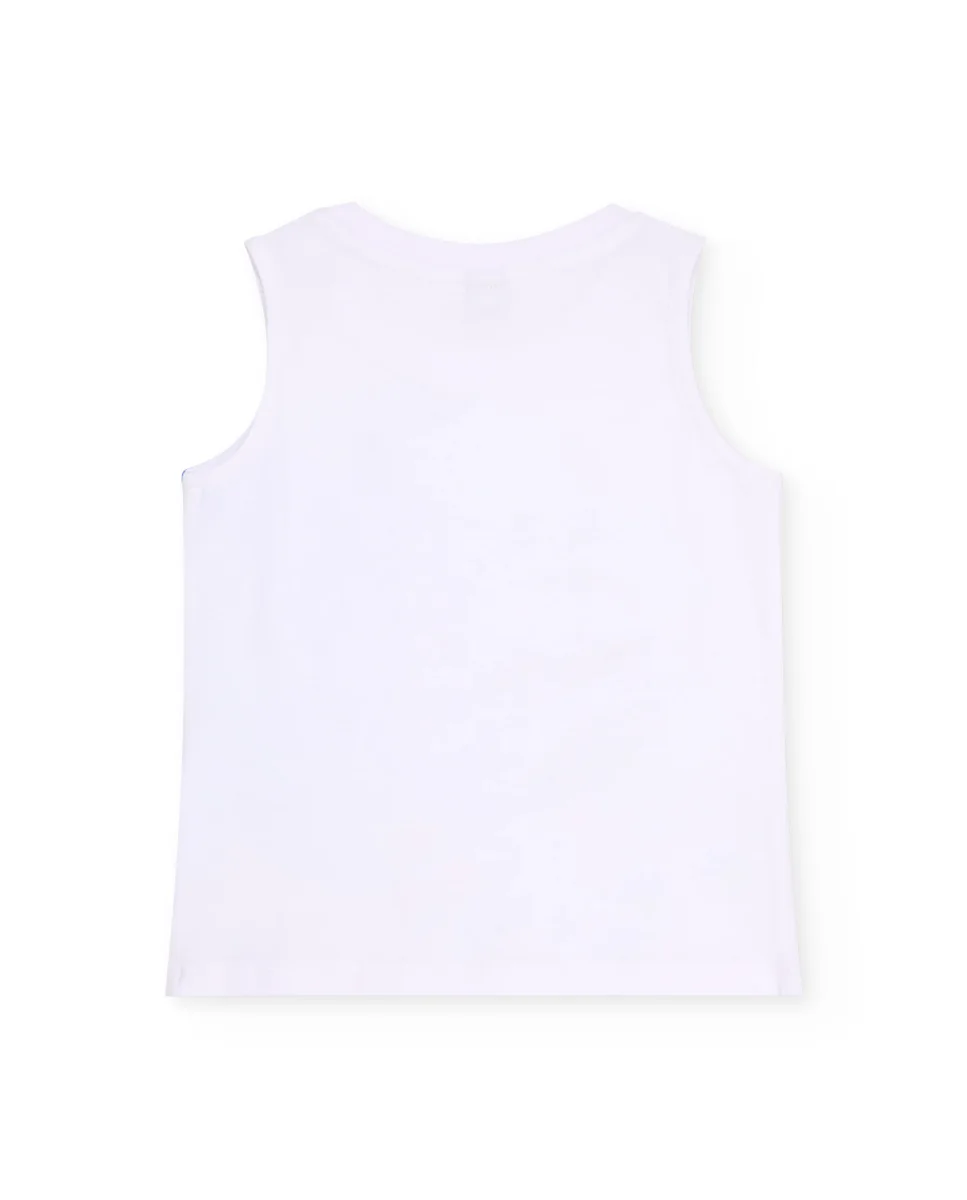Camiseta de niño de punto con diseño de gran pez - Imagen 3