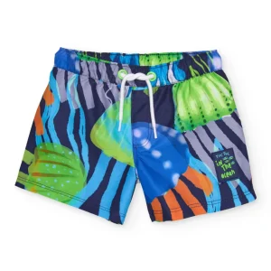 Bañador de niño de plana de secado rápido
