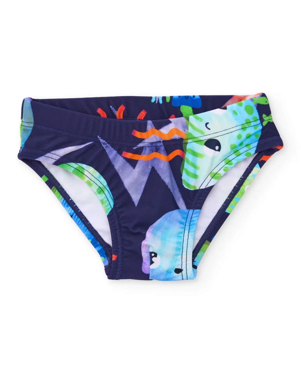 Bañador de niño de punto de ispiración marina - Imagen 2