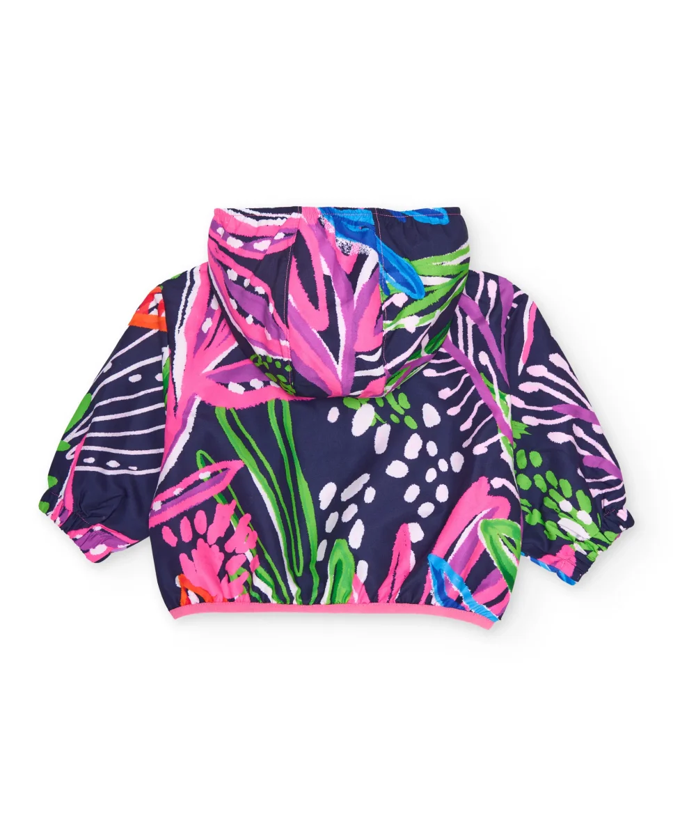 Chaqueta de niña de plana con capucha - Imagen 3