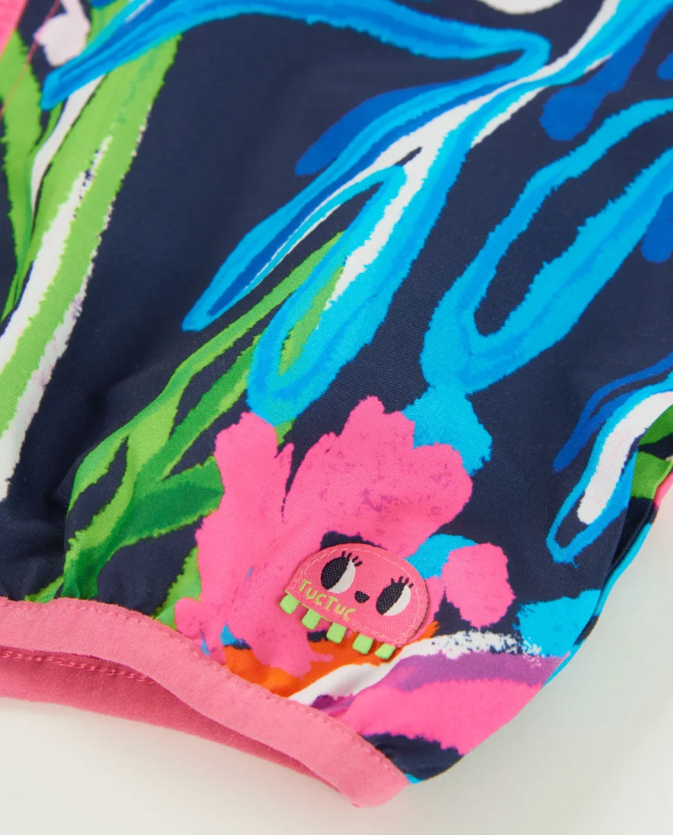 Chaqueta de niña de plana con capucha - Imagen 5