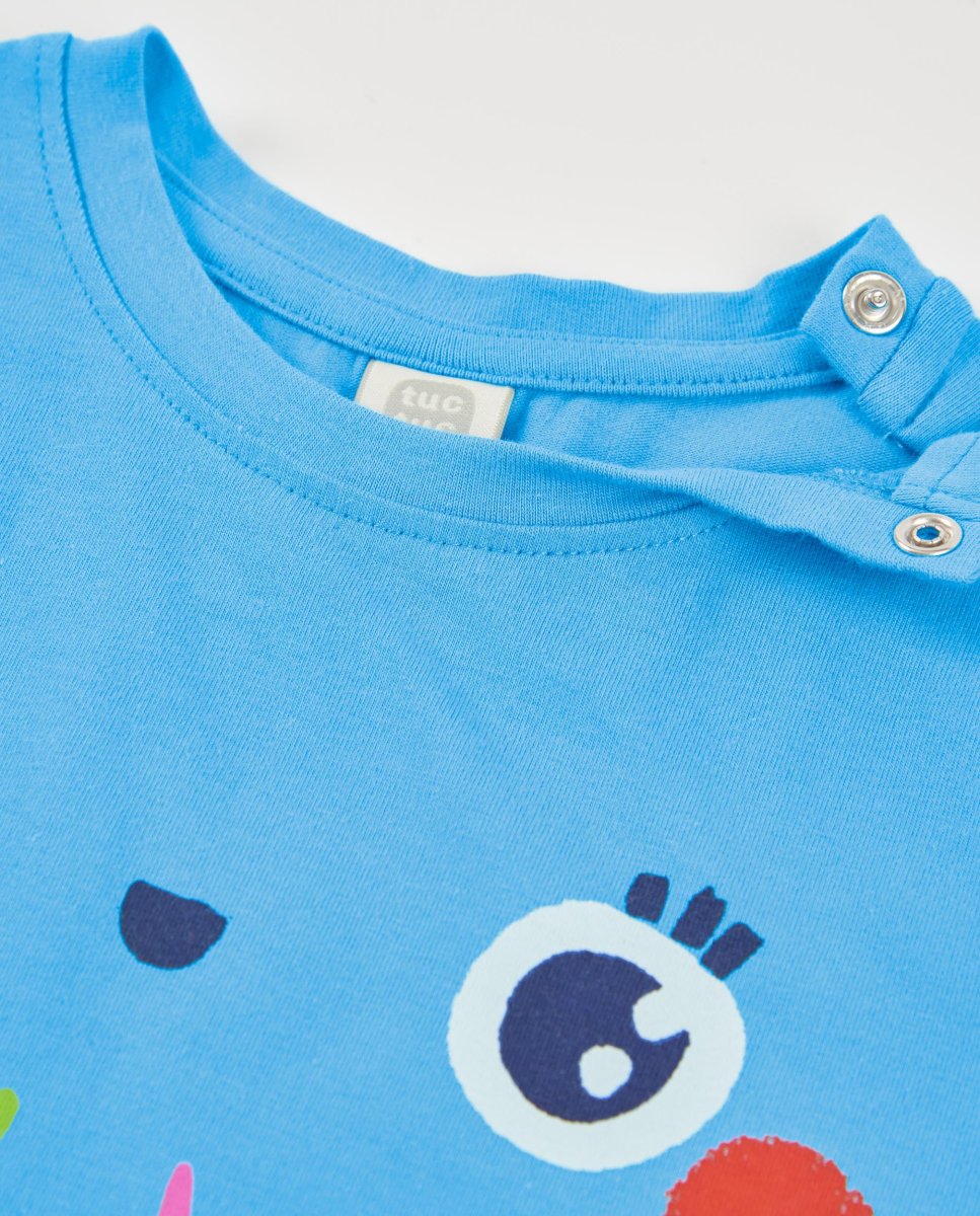 Camiseta de niña de punto con nudo decorativo - Imagen 4