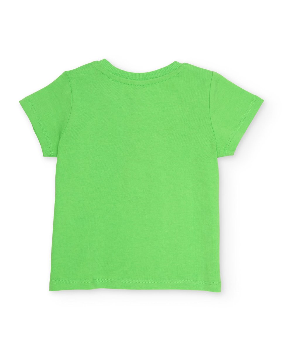 Camiseta de niño de punto y estampado frontal - Imagen 3