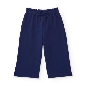 Pantalones de niña de punto y diseño tipo culotte