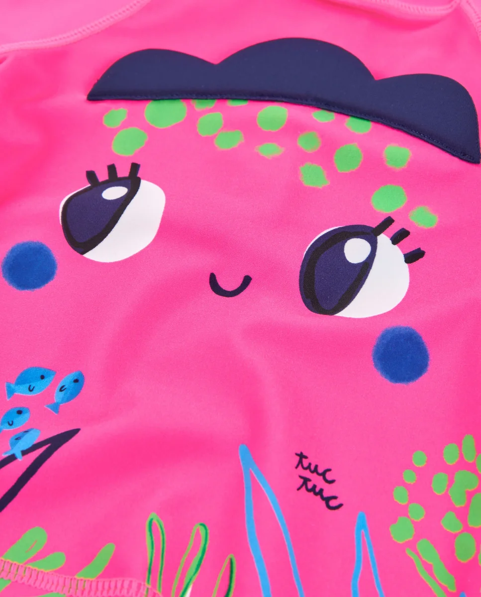 Camiseta de baño para niña Protección Solar UPF 50+ - Imagen 5