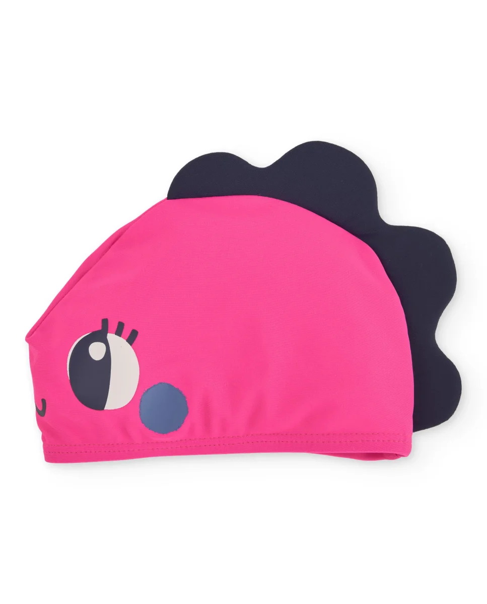 Gorro de natación de niña de punto y elástico - Imagen 3