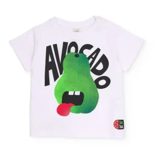 Camiseta de niño de punto con diseño de aguacate
