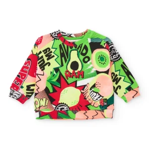 Sudadera de niño de punto con gráficos de cómic