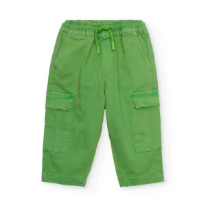 Pantalones de niño de plana y estilo cargo