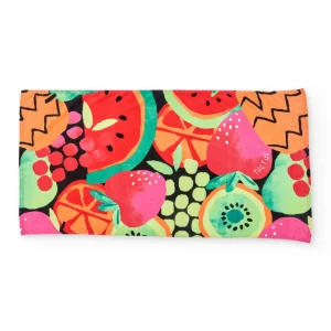 Toalla de niña de punto con estampado de frutas