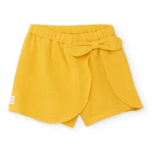 Falda pantalón de niña de plana con diseño cruzado