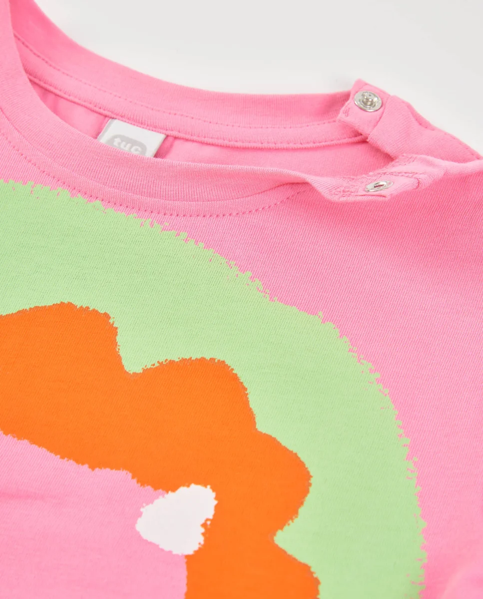 Camiseta de niña de punto con nudo delantero - Imagen 4