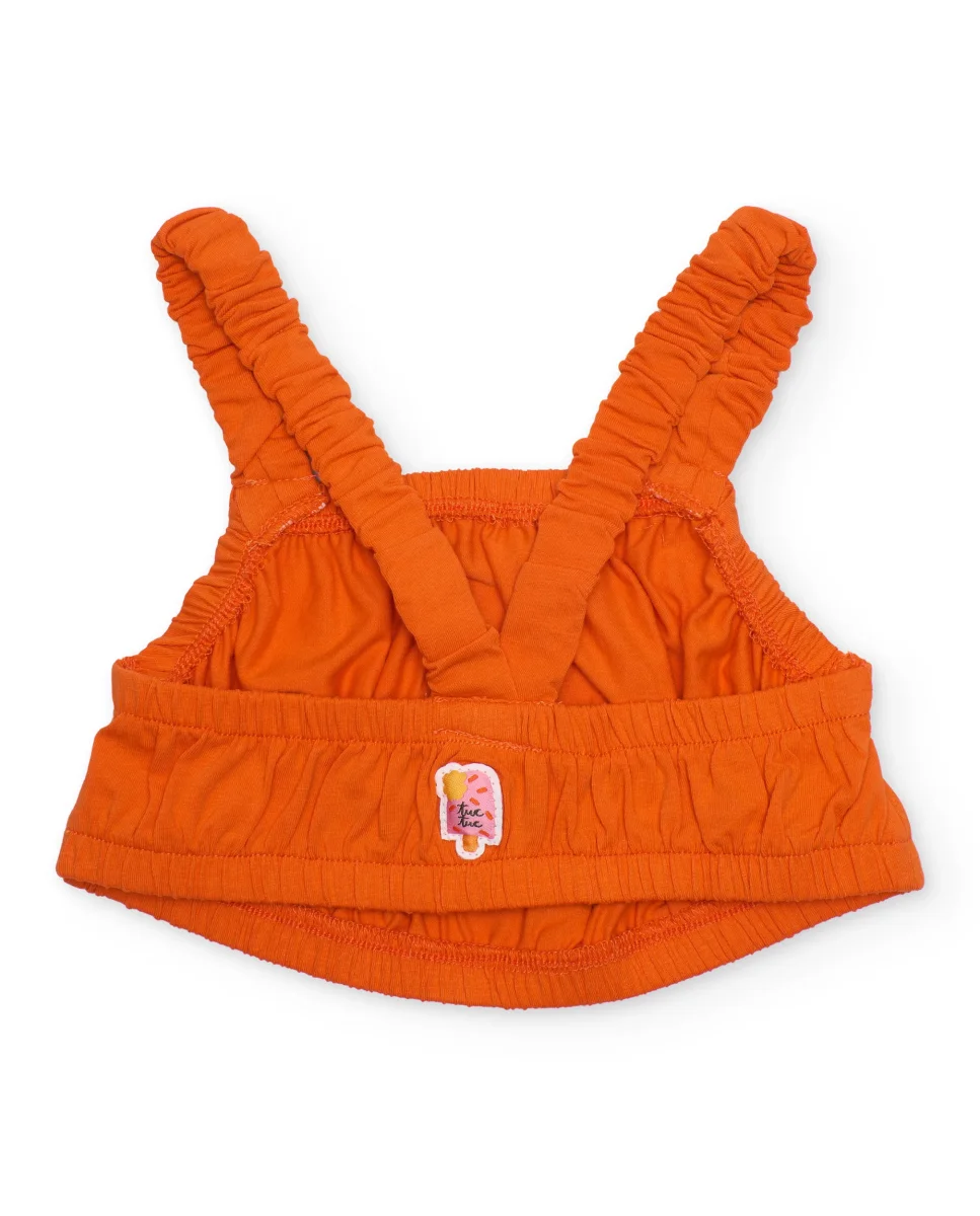 Top de niña de punto con detalles en relieve - Imagen 3