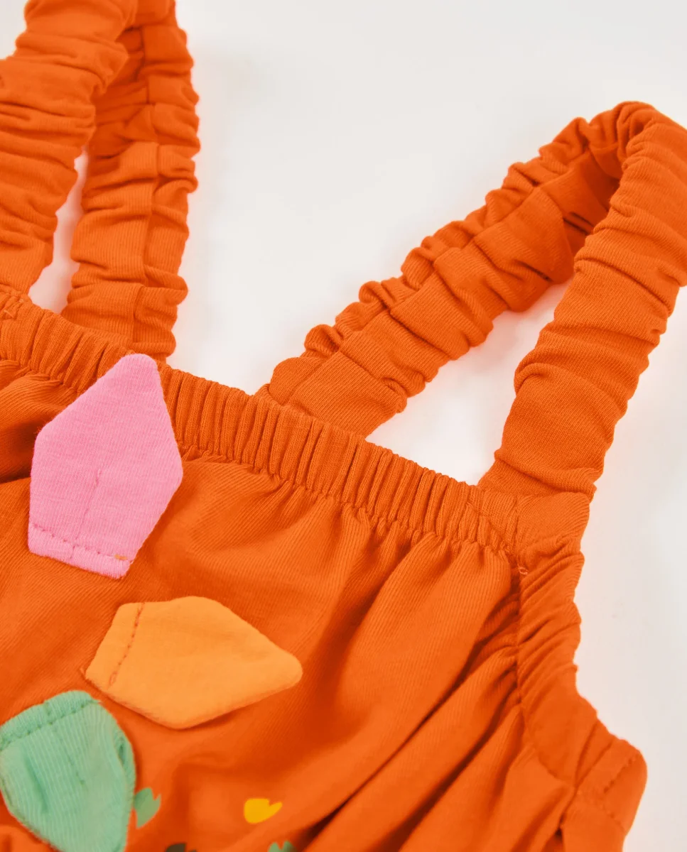 Top de niña de punto con detalles en relieve - Imagen 4