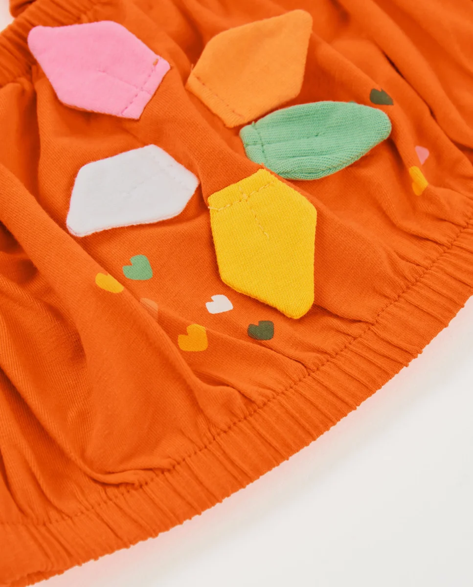 Top de niña de punto con detalles en relieve - Imagen 5