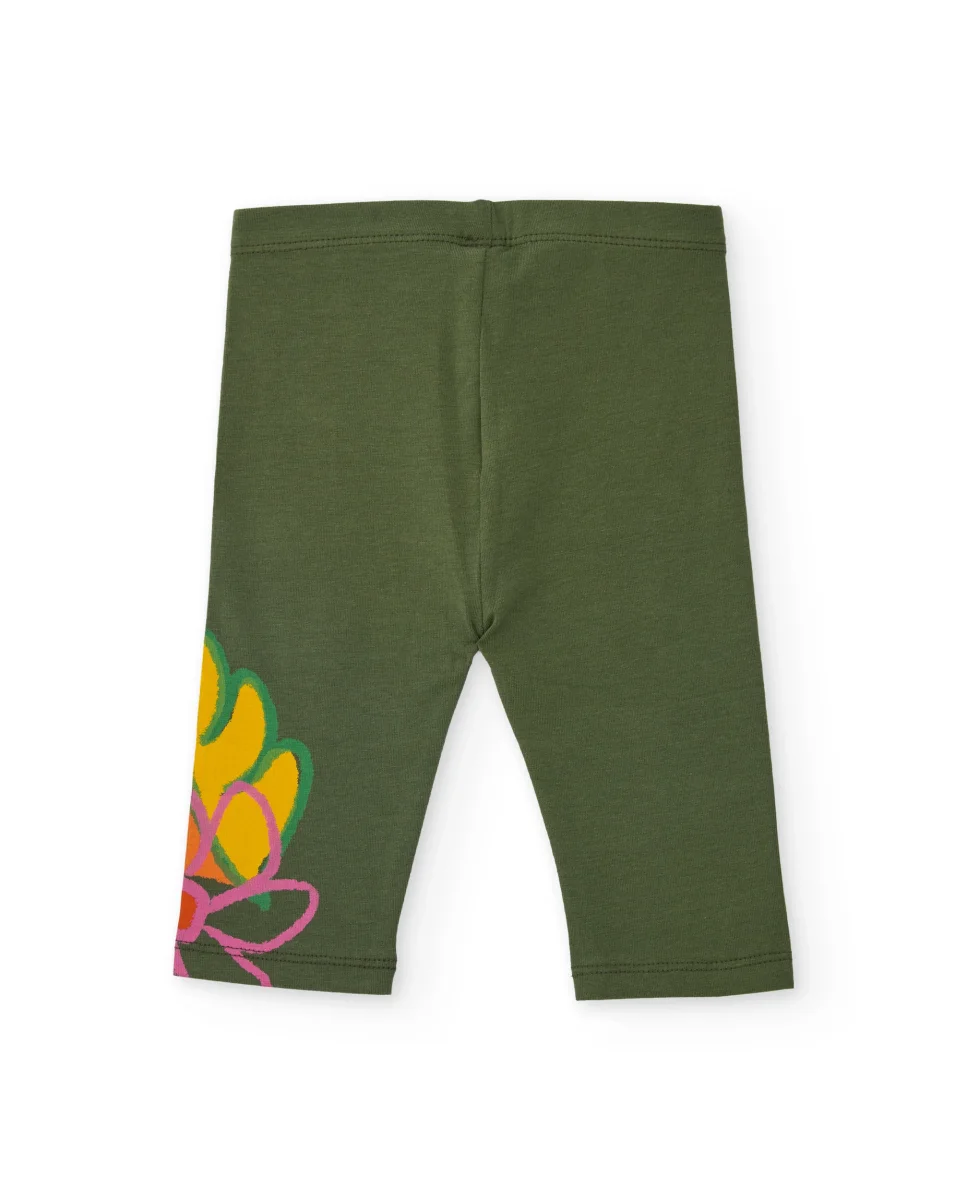 Conjunto de niña de punto y estampado colorido - Imagen 6