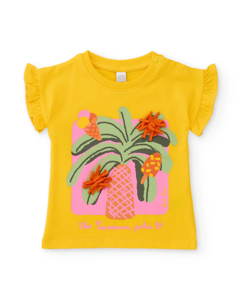 Conjunto de niña de punto con detalles en relieve - Imagen 3